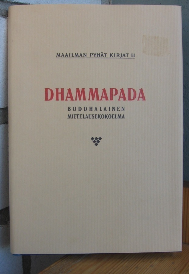 P. Ervast (t): Dhammapada -  Buddhalainen mietelausekokoelma