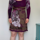 Desigual violetti trikoomekko S - pikkukuva 1