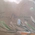 Toini Markkanen silkkimaalaus vuodelta 1974 - pikkukuva 3