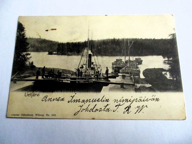 Saimaan kanava Lietjärvi np n 1900