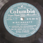 Mistinguett:Pot-Pourri 10" Lp 1958 Chanson - pikkukuva 3