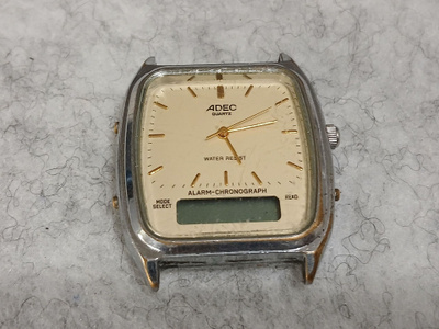 Adec Alarm-Chronograph rannekello miesten