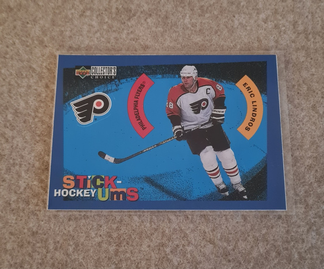 1996-97 Collector's Choice Stick-um's Eric Lindros #S10