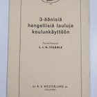 Lars Johan Gustav Stråhle : Laulaen iloa : 3-äänisiä lauluja - pikkukuva 2