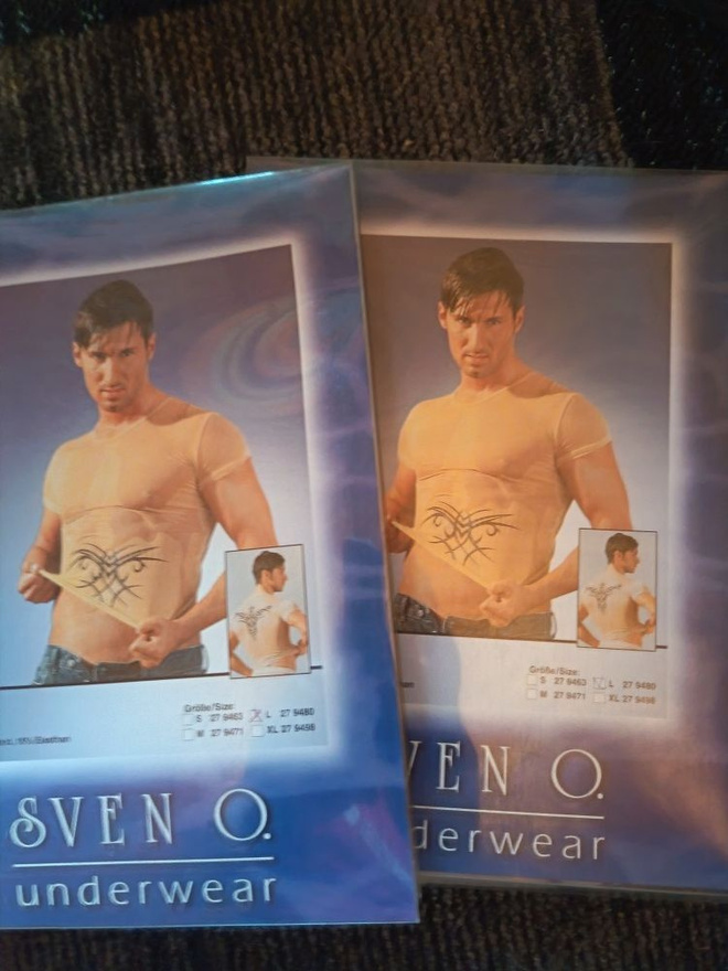 Sven O. Underwear Miesten T-paita XL 2kpl Setti UUDET