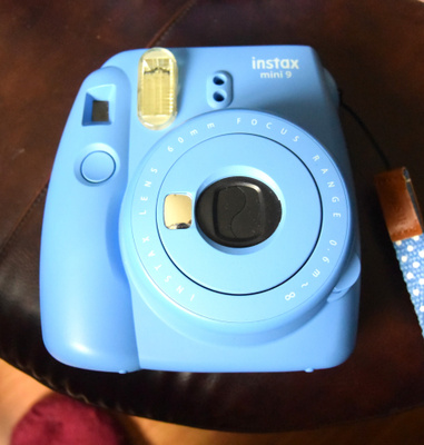 Fujifilm Instax Mini 9 pikakamera sininen + kotelo + "objekt