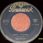 7" RICKY NELSON - I Got A Woman - 1963 single rockabilly EX - pikkukuva 2