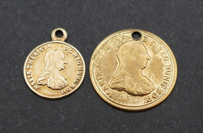 Maria Theresia D: G: REG:  HUNG: BOH: "kopio".. riipus 2 kpl