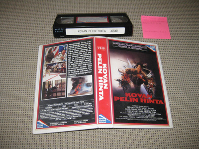 Kovan Pelin Hinta-VHS (FIx, "Juokse Tai Kuole"-originaali)