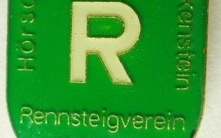 Pinssi neulamerkki Rennsteig polku 168km pitkä erä vaellus