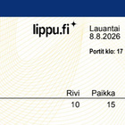 Eppu Normaali viimeinen konsertti la 8.8.2026 liput 2 kpl - pikkukuva 1