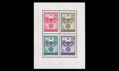 Unkari 2137-40BL48 ** YK 20v blokki (1965)