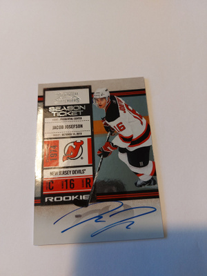 2010-11 Playoff Contenders #148 Jacob Josefson AU RC