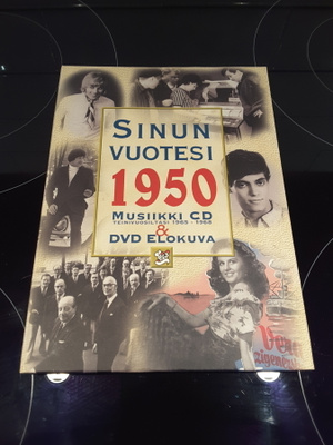Positiivarit Sinun vuotesi 1950 musiikki cd & dvd elokuva