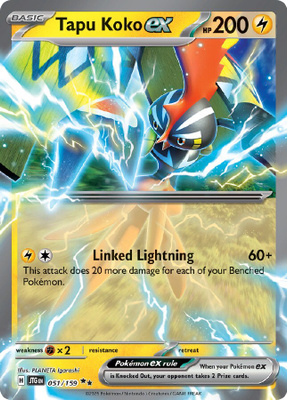 Tapu Koko ex 051/159 - Journey Together - NM/M