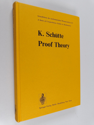 K. Schutte : Proof Theory