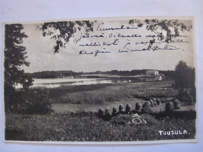 VANHA Postikortti Tuusula 1935