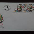 FDC Åland nelilö Olympialaiset Beijing 9.5.2008 LaPe 293 - pikkukuva 1
