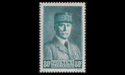 Ranska 503 ** Marsalkka Pétain 80 C (1941)