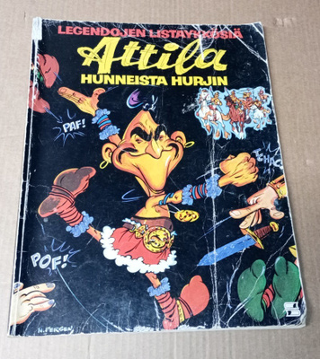 ATTILA HUNNEISTA HURJIN SARJAKUVA