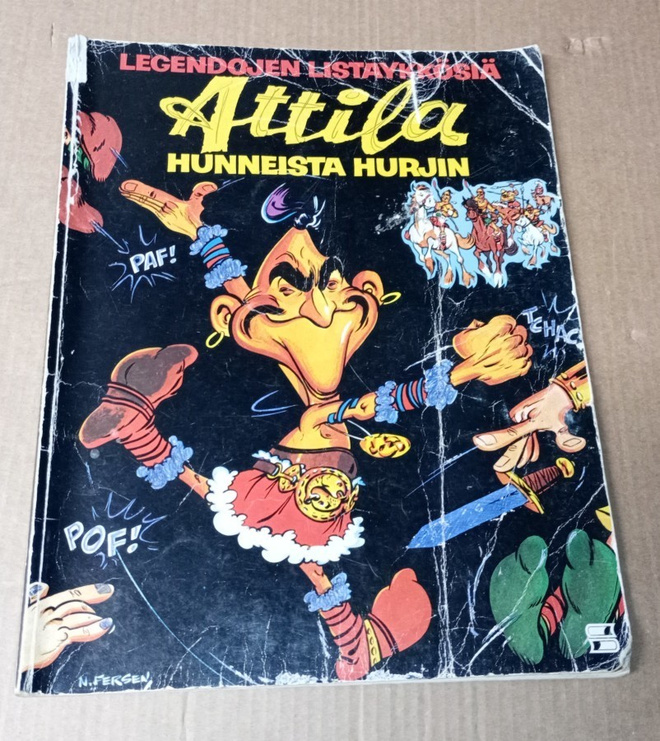 ATTILA HUNNEISTA HURJIN SARJAKUVA
