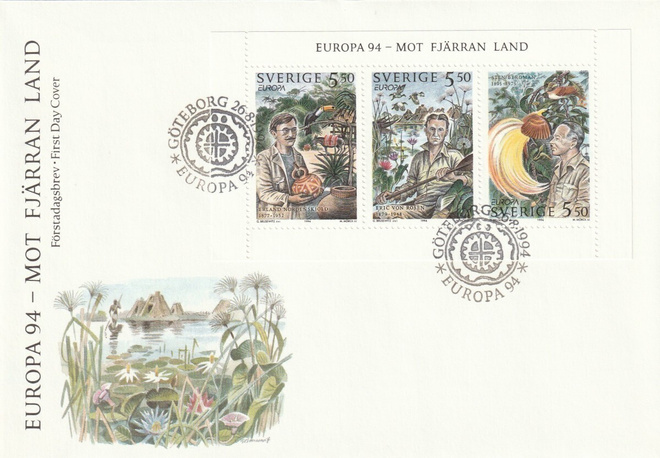 RUOTSI - 1994 Fa 1861/63 FDC KUORI