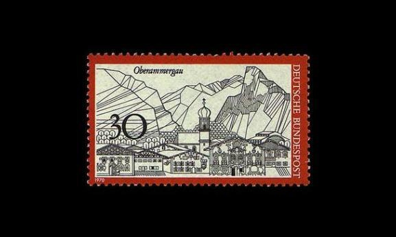 Saksa 622 ** Matkailu, Oberammergau (1970)