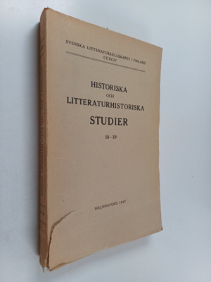 Historiska och litteraturhistoriska studier 18-19