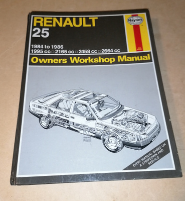 Renault 25 korjausopas Haynes