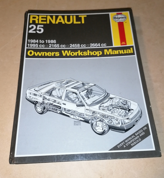 Renault 25 korjausopas Haynes
