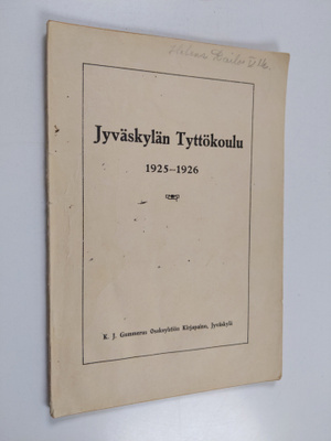 Jyväskylän tyttökoulu 1925-1926