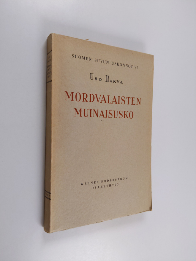 Uno Harva : Mordvalaisten muinaisusko