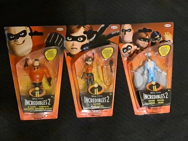 DISNEY # The Incredibles 2 - figuureja 3kpl