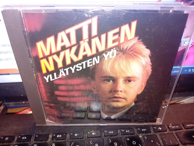 CD Matti Nykänen  : Yllätysten yö ( SIS POSTIKULU )