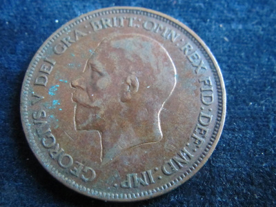 1 penny 1929 Iso-Britannia-Great Britain