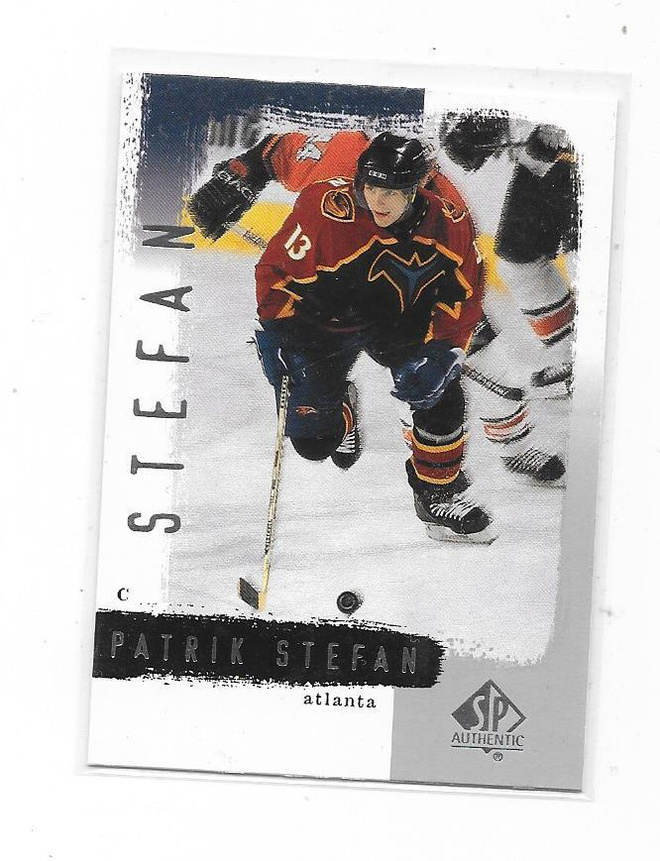 2000-01 SP Authentic #4 Patrik Stefan , Atlanta Trashers