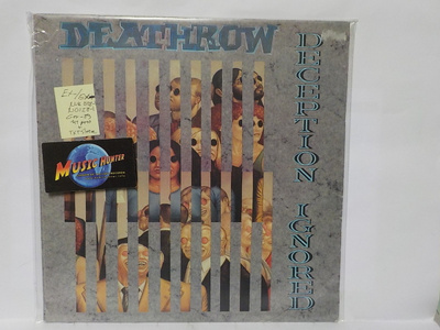 DEATHROW - DECEPTION IGNORED EX-/EX+ GER 89 FIRST PRESS