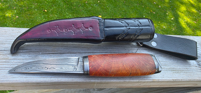 Tommi damaskus puukko