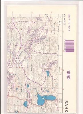 Peruskartta 1:20 000 Rahkosuo, Kuhmo