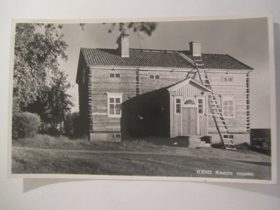 VANHA Postikortti Lappi Kemi 1950-l Alkup.Mallikappale