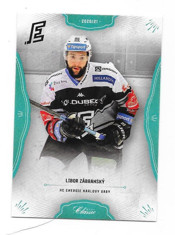 2020-21 Classic BLUE #277 Libor Zabransky Karlovy Vary Ässät