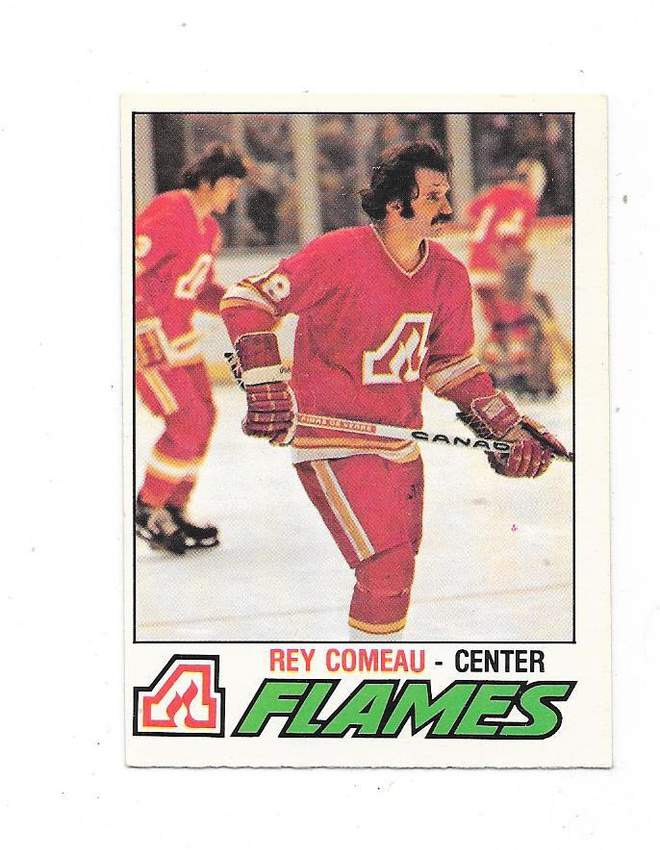 1977-78 OPC #345 Rey Comeau , Atlanta Flames