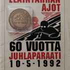 Eläintarhan ajot 60 vuotta, ohjelma 10.5.1992 + muistomitali - pikkukuva 1
