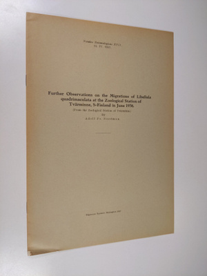 Adolf Nordman : Further observations on the migrations of...