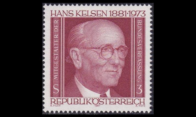 Itävalta 1684 ** Oikeustieteilijä Hans Kelsen (1981)