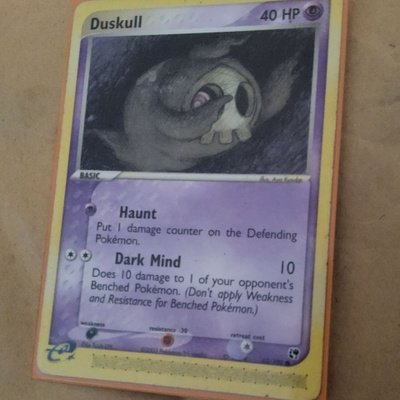 Duskull #62 Pokemon Sandstorm non holographic card