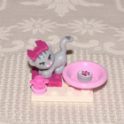 LEGO Friends - kissa - (harmaa, raidat) - pikkukuva 1