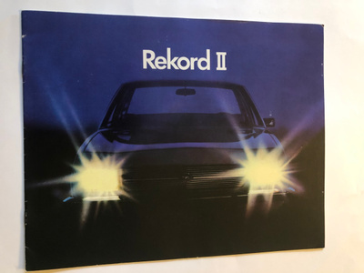 Myyntiesite - Opel Rekord II - 2/1972