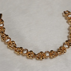 Upea 21k kullattu Kanadalainen rannekoru Gold plated - pikkukuva 1