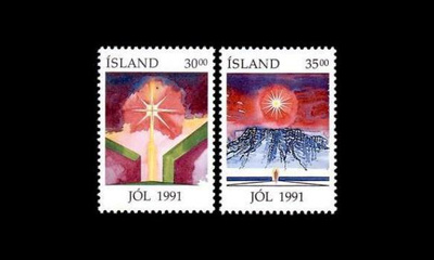 Islanti 758-9 ** Joulu (1991)